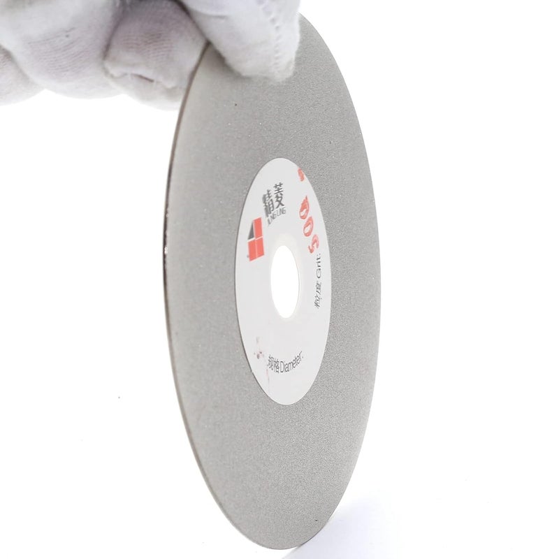 Jingling 4" inch 100mm Diamond Flat Lap Disc Coated Grinding Disk Grit 500 Medium - Image 4